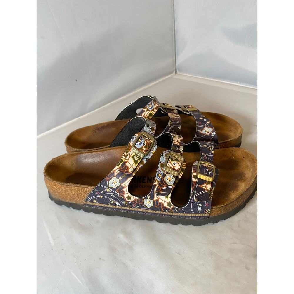 Birkenstock Birko Flor FLORIDA Ancient Mosaic Blue 37